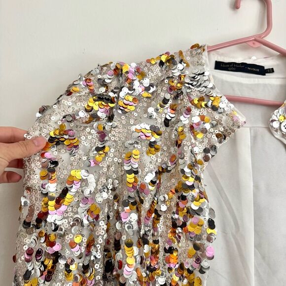 House of Harlow 1960 x Revolve Sequin Embellished Jacket | Size S - Picture 3 of 9